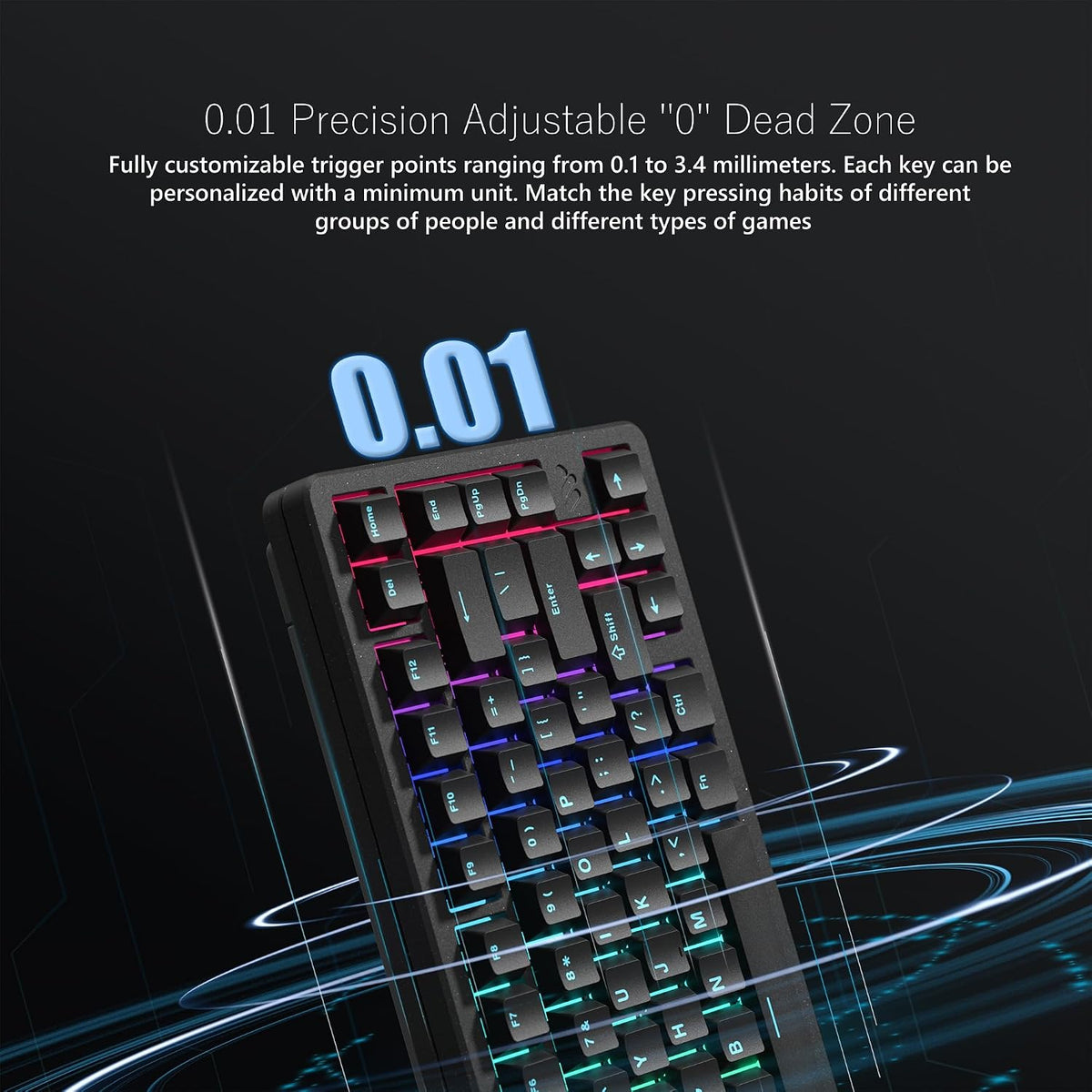 Womier SK75 TMR/HE Keyboard Gaming 75% Hall Effec, Mechanical Keyboard (Delivery in 12-15 Days)