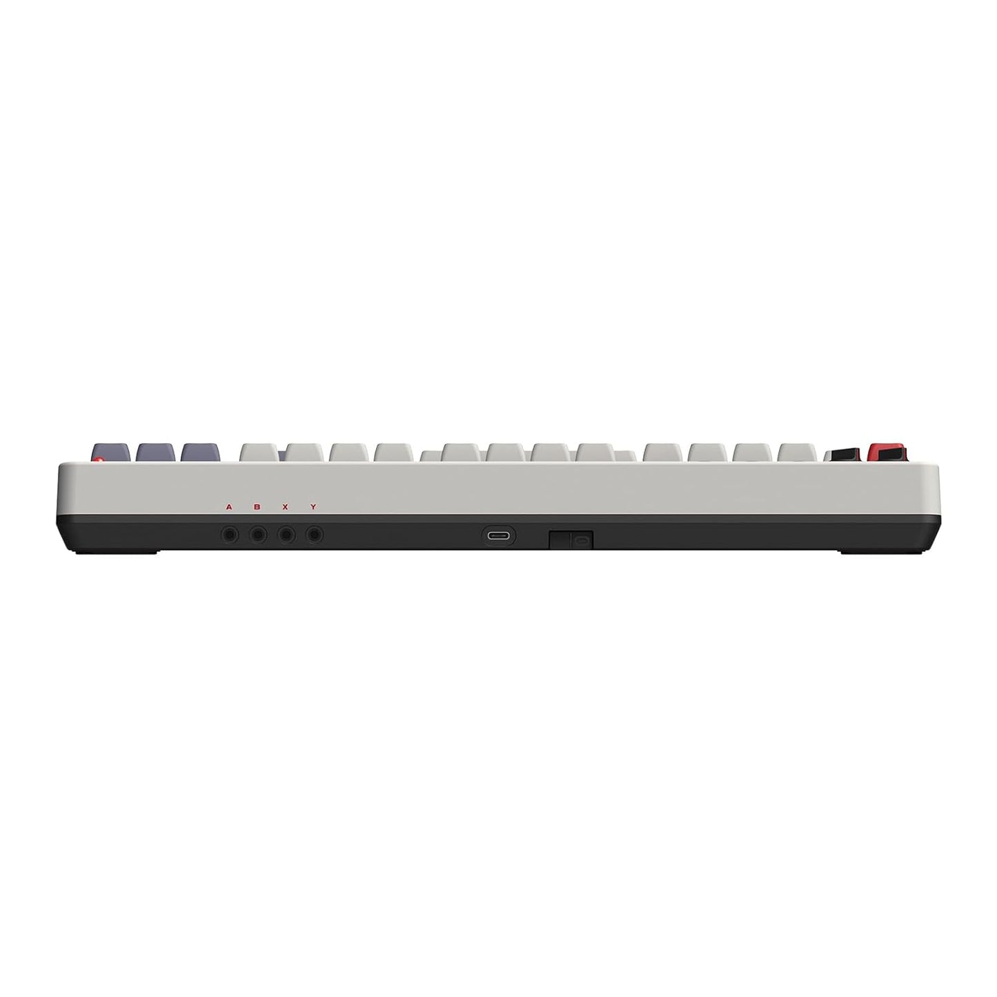 8Bitdo 87 Keys Retro Mechanical Keyboard Bluetooth/2.4G/USB-C, Hot Swappable, Dual Super Programmable Buttons, Volume knob for Windows and Android - N Edition