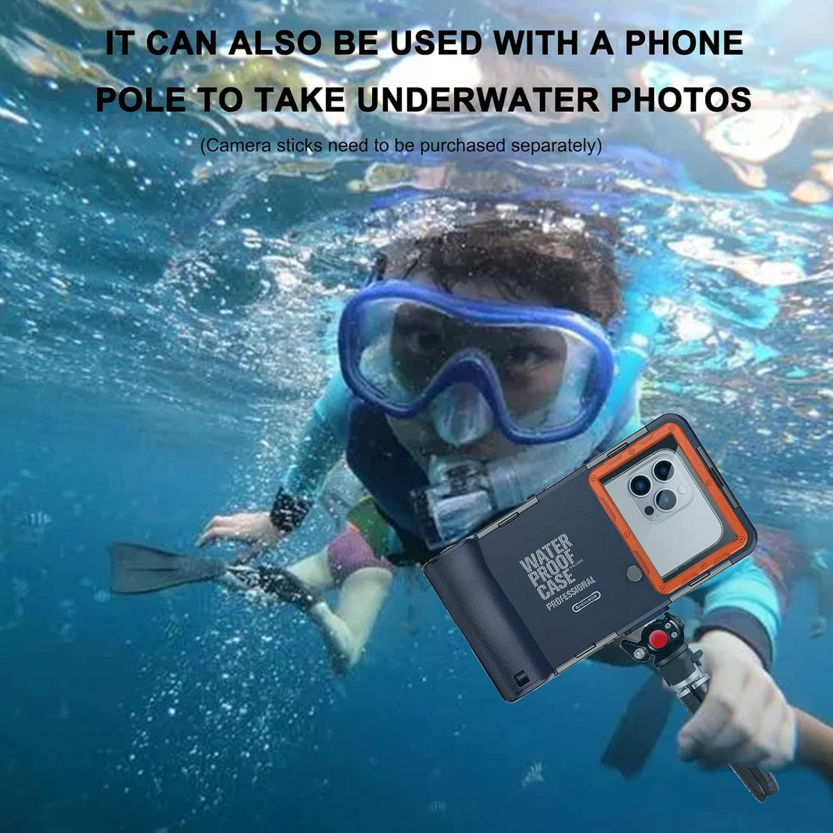 Waterproof Diving Case for Snorkeling - iPhone/Galaxy 15M