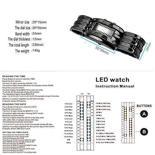 Reginald Digital Men's Watch (Silver Dial Silver Colored Strap)