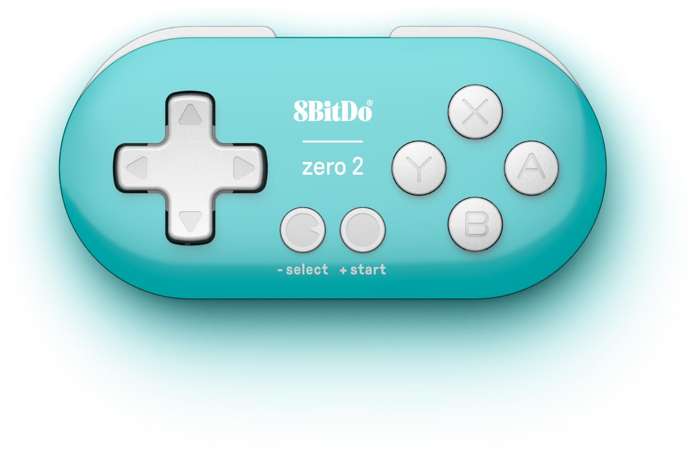 8Bitdo Zero 2 Bluetooth Key Chain Sized Mini Controller for Nintendo Switch, Windows, Android and macOS (Turquoise Edition)