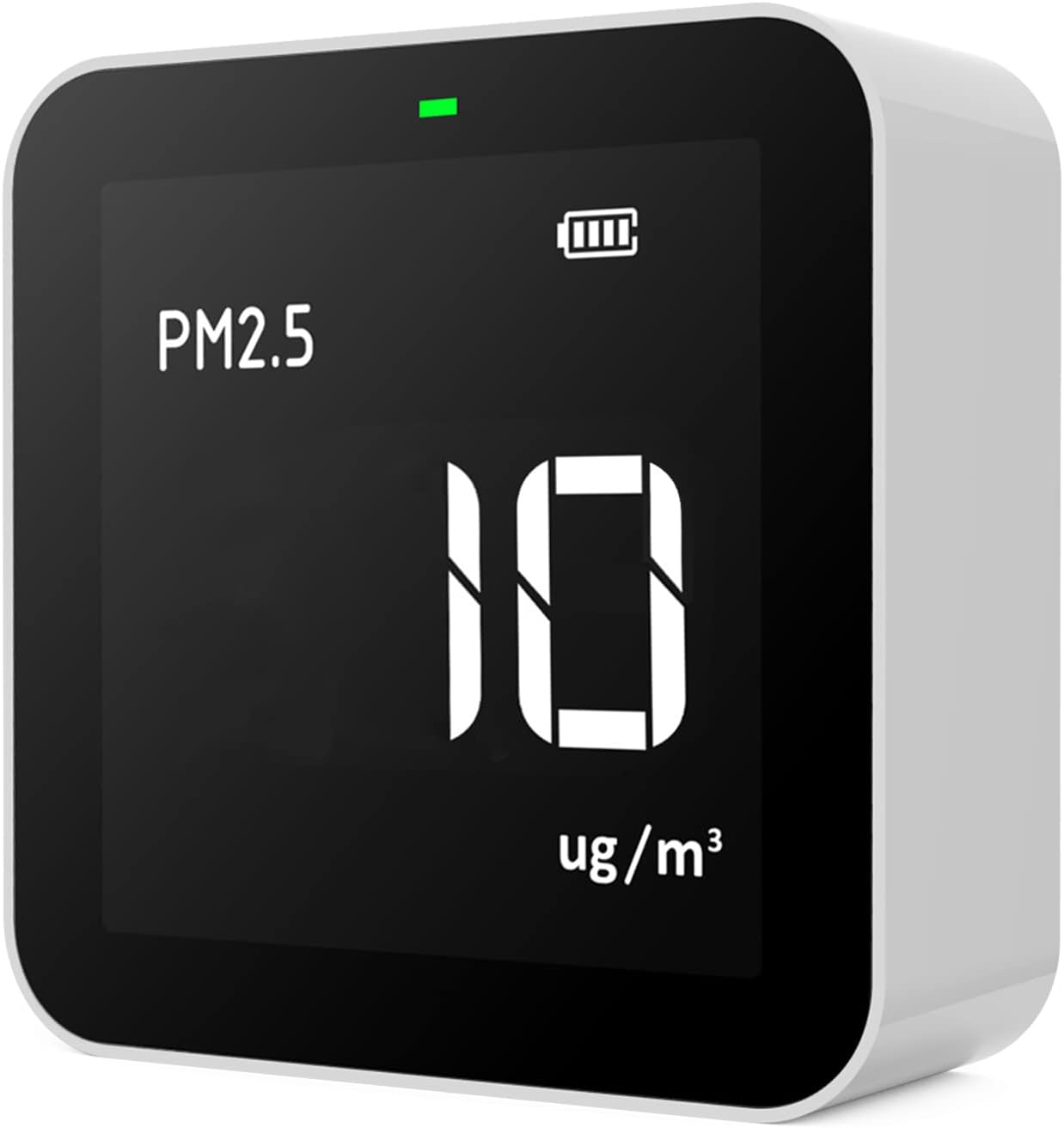 Temtop 4 in 1 Air Quality Monitor PM2.5 Formaldehyde TVOC Detector Indoor Air Pollution Detector Air Quality Tester for Home School Office Hospital (M10)