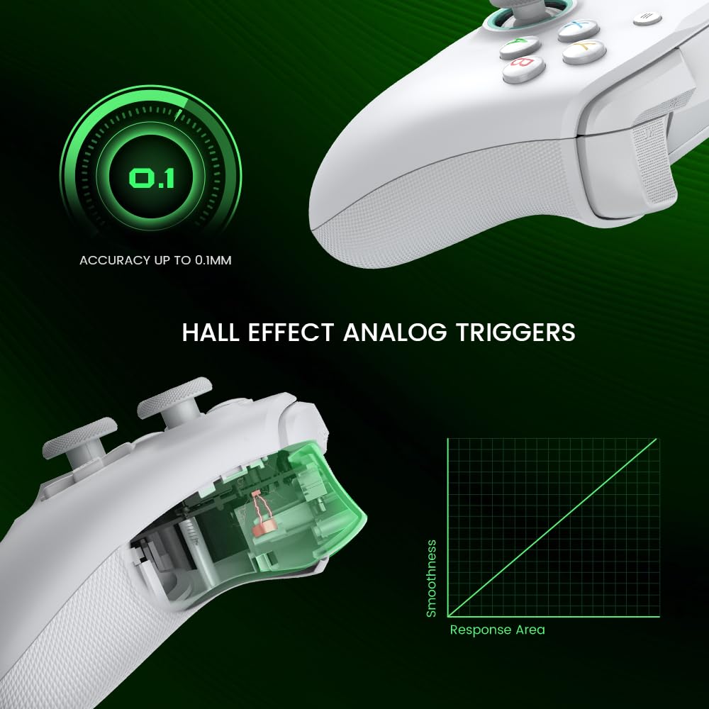 G7 SE Wired Controller for Xbox Series X|S, Xbox One & Windows 10/11, Plug and Play Gaming Gamepad with Hall Effect Joysticks/Hall Trigger, 3.5mm Audio Jack