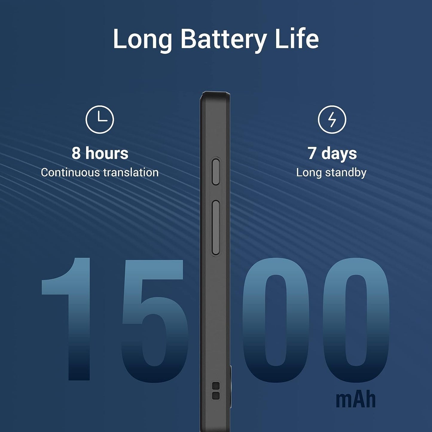 Offline Language Translator Device, Latest AI Voice Translator, 144 Languages and Accents 97% Accuracy with 3.7 inch Touchscreen Instant Two Way Translation, for Learning, Travel, No WiFi or SIM