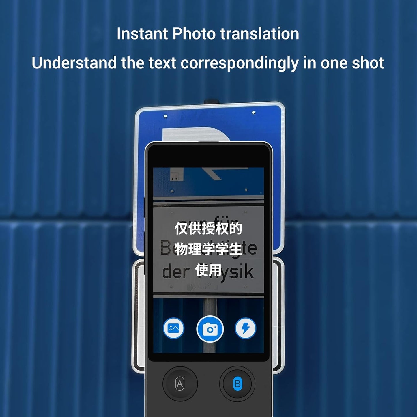 Offline Language Translator Device, Latest AI Voice Translator, 144 Languages and Accents 97% Accuracy with 3.7 inch Touchscreen Instant Two Way Translation, for Learning, Travel, No WiFi or SIM