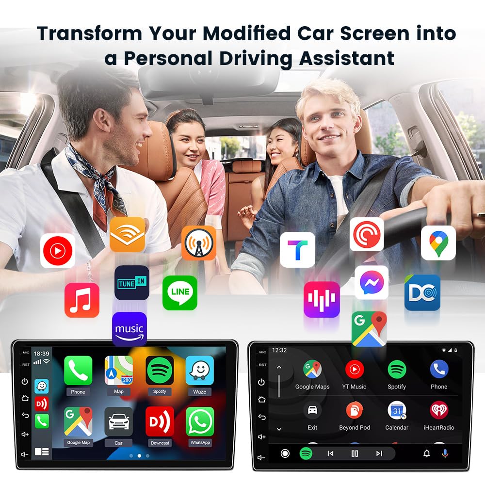 Carlinkit-CCPA for Android aftermarket Screen, Need to Install autokit apk, Screen mirroring/Wireless carplay/Wireless Android auto (not Original Wired carplay car)