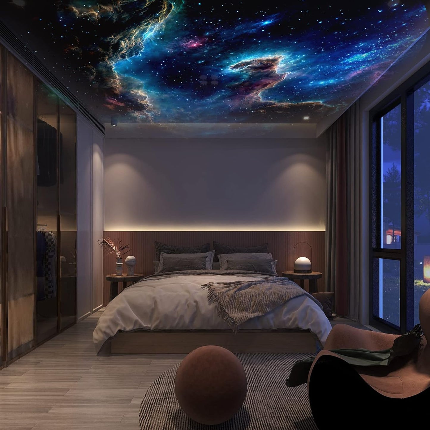 Galaxy, Star Projector for Night Sky, Planetarium Projector Light/Lamp for Kids, Home, Bedroom(Orzorz)