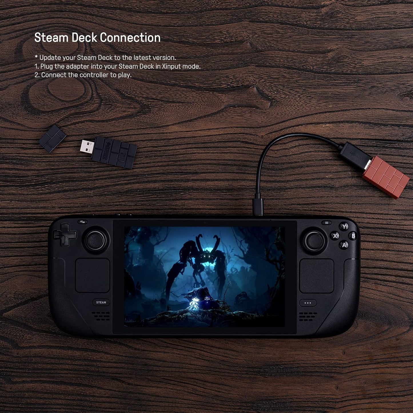 8Bitdo Wireless USB Adapter 2 for Switch, Windows, Mac & Raspberry Pi Compatible with Xbox Series X & S Controller, Xbox One Bluetooth Controller, Switch Pro and PS5 Controller