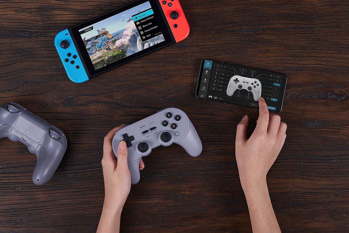 8BitDo Pro 2 Bluetooth gamepad (Black edition)