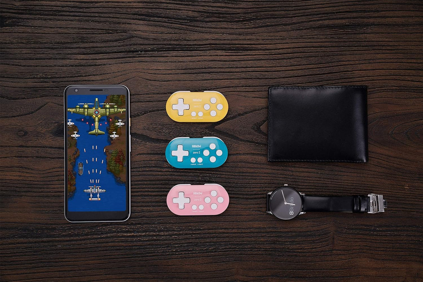 8Bitdo Zero 2 Bluetooth Key Chain Sized Mini Controller for Nintendo Switch, Windows, Android and macOS (Turquoise Edition)