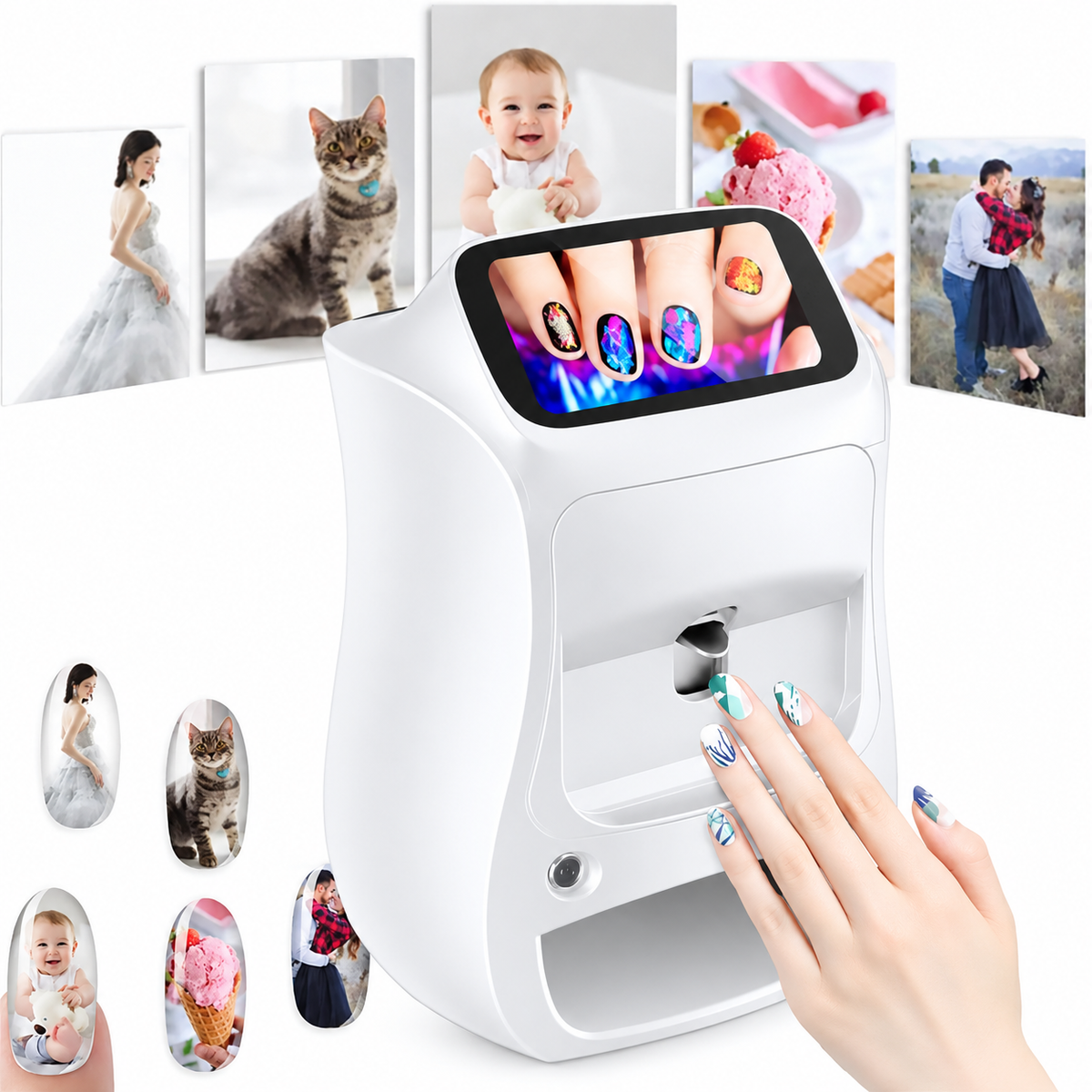 3D Automatic Nail Printer Manicure Machine with Touch Screen – for Nail Studio/Manicurist