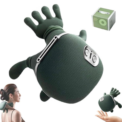 CALMORA Bionic Hand Design, Deep Tissue Shiatsu Kneading, Massage Master Electric Neck Massager, Heat Therapy, Shoulder Back Pain Relief with Eye Mask