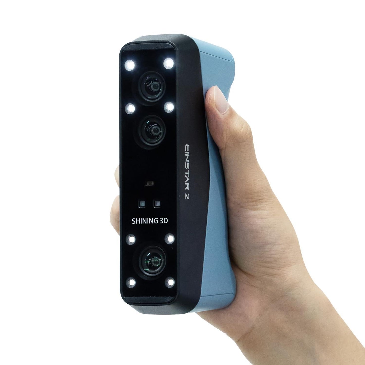 EINSTAR 2 Wirless 3D Scanner, 17 Parallel Lines Blue Laser and VCSEL Infared Light Support 3D Scanning Small to Large Objects, Up to 90 FPS High Speed Scanning Efficiency