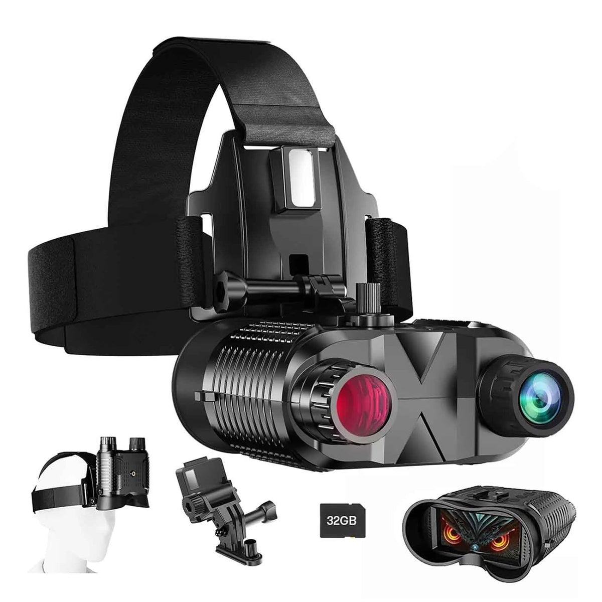 Skiovemi Night Vision Glasses - 8X Magnification Binoculars