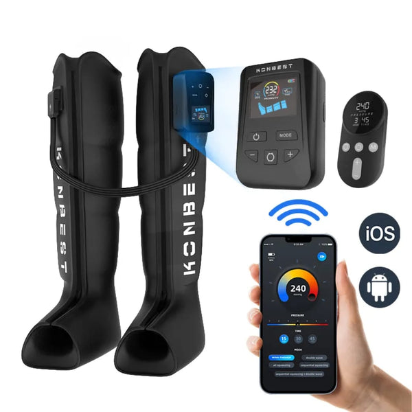 CALMORA Leg Massager Air Compression Massage Sports Recovery System Physiotherapy Machine Lymphatic Drainage Boots for Circulation