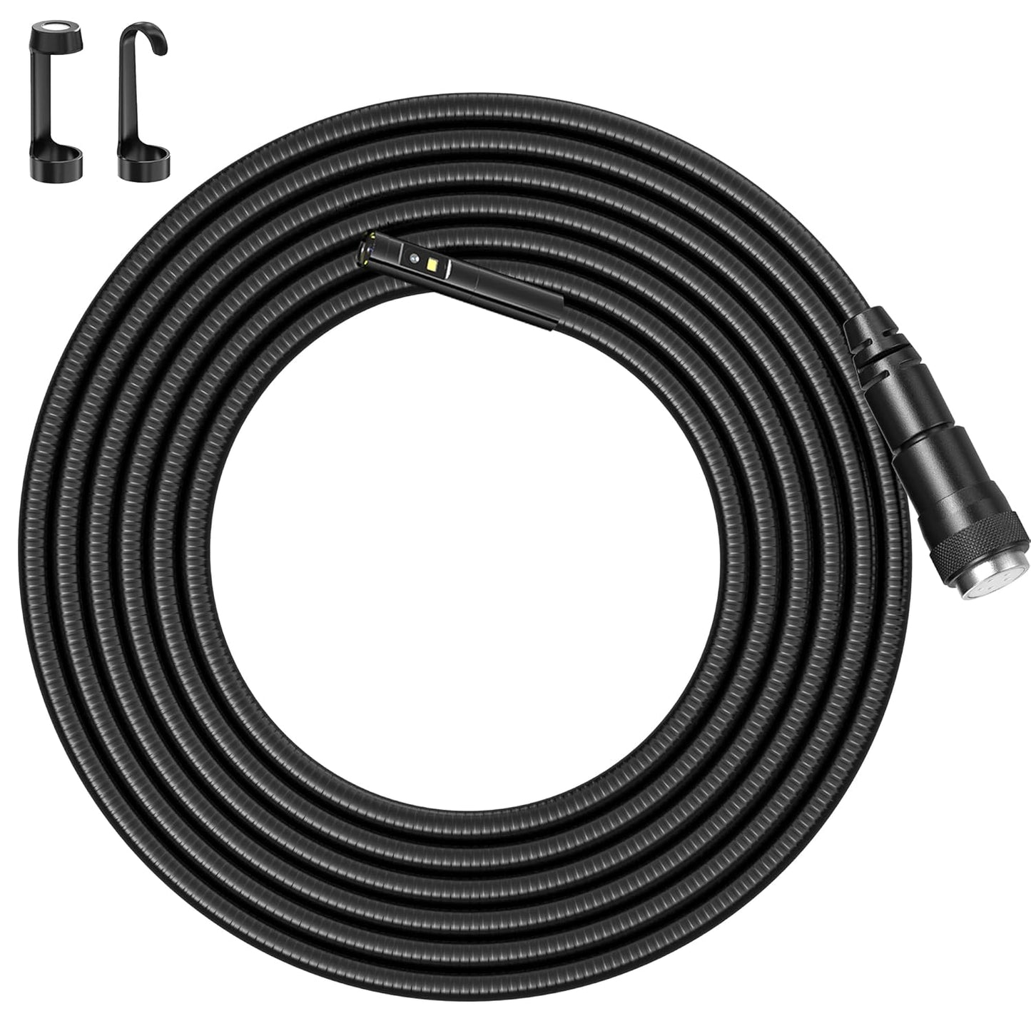 Calmora Teslong NTS300 Endoscope, Dual Lens Inspection Camera 8mm/0.31inch Waterproof Probe Cable 16.5Ft