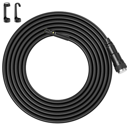 Calmora Teslong NTS300 Endoscope, Dual Lens Inspection Camera 8mm/0.31inch Waterproof Probe Cable 16.5Ft