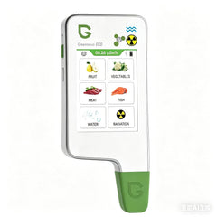 6 in 1 Greentest ECO 5F Food Nitrate Tester, High Accuracy Radiation Detector Geiger Counter Water Quality Meter TDS Hardness PPM Analyzer Dosimeter for Vegetable, Fruit, Meat, Fish, Water