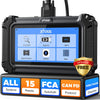 XTOOL D6 OBD2 Scanner, (Not for Tata and Mahindra) 2025 Full System Diagnostic Scanner for Car with 15 Resets, Oil Reset, ABS Bleed, Throttle Relearn, Crank Sensor Relearn, EPB, Free Update Scan Tool, Upgraded of D5S, FCA&CAN FD