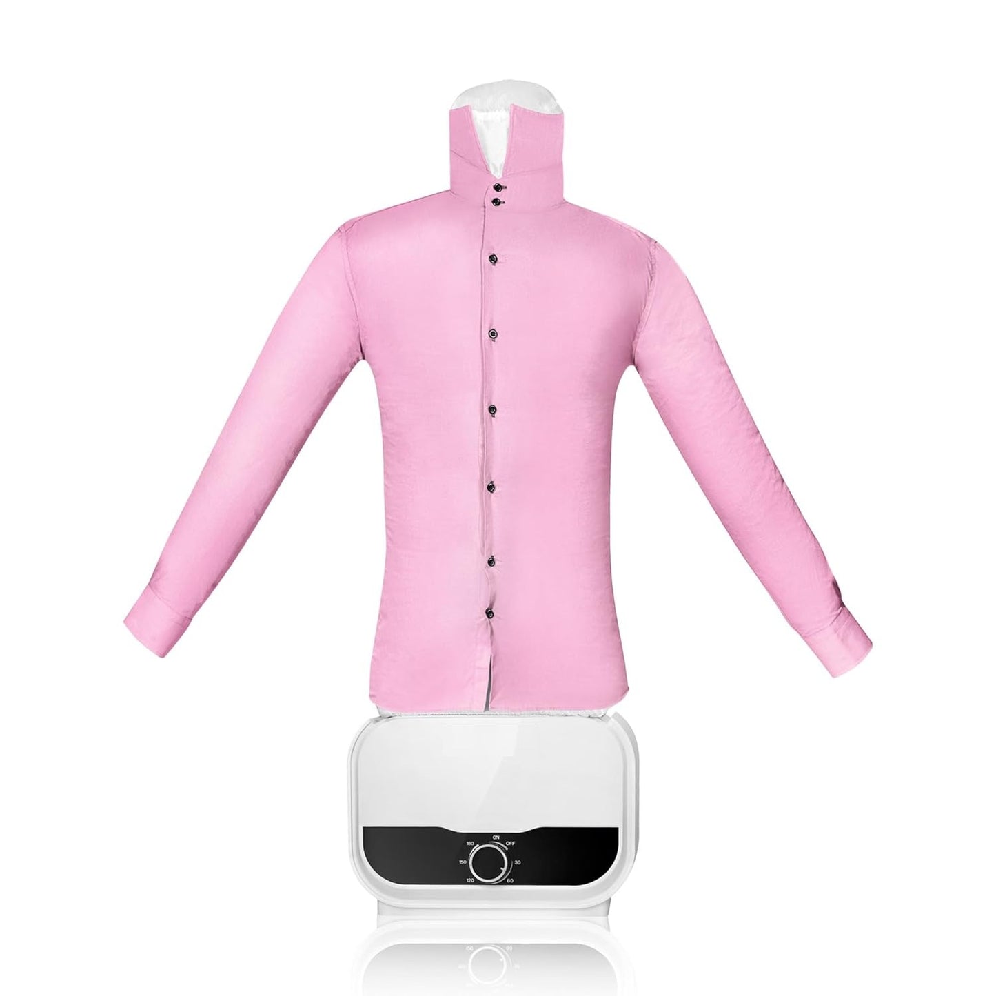 Calmora Automatic Ironing Machine, Portable Hands-Free Wrinkle Remover for Shirts & Pants, Gentle on All Fabrics, Ironing Machine Perfect for Apartments & Business Travel
