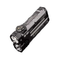 Calmora LOOP GEAR SK05 Pro Flat LED Flashlight with 8000mAh Power Bank, Sidelight Flashlight Combines Floodlight and Spotlight, 4360 High Lumens, Rechargeable, Magnetic Tail, IP68 Perfect for Camping, Outdoor