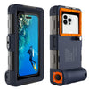 Calmora Professional Waterproof Diving Case for Snorkeling, 15M/50FT Underwater Photo & Video Protective Housings Lanyard for iPhone 17/16/15/14/13/12Pro Max/XR/XS/X Samsung Galaxy S25/24/23/22 Ultra/Plus