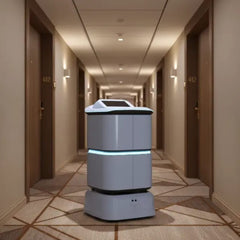 Smart Hotel Delivery Robot - AI Navigation, 40kg Payload