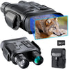 Calmora Night Vision Binoculars with Range Function, Detachable 3000mAh-3000mAh Rechargeable Batteries, Long Viewing Range, Large Screen with 10X Digital Zoom, Powerful Glasses