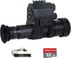 CALMORA Night Vision Monocular 940nm 12mm Super Clear Lens Infrared Night Vision Scope 5X Digital Zoom 3 Levels of Infrared Adjustment with 32GB Memory Card, for Camping/Hunting