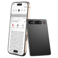 AI Voice Recorder, Voice Recorder AI Technology for Transcription & Summarization with Magnetic Housing, App Control,112 Languages, 64GB Memory, Audio Recorder for Lectures, Meetings, Calls-Dark