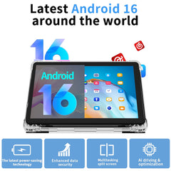 CALMORA Android 16 10Inches Tablets, 20GB RAM 128GB ROM 1TB Expandable, 2GHz Octa-core Processor, 2 in 1 Tablet with Stylus Mouse Keyboard Case, 5G WiFi6, BT 5.0, 6000mAh, Widevine L1, GMS
