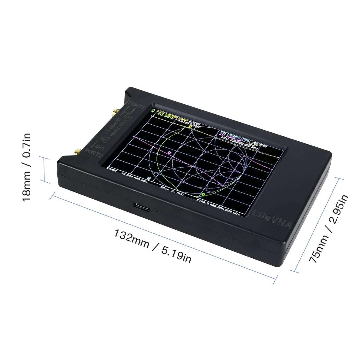 Calmora LiteVNA-64 Portable Vector Network Analyzer