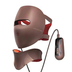 CALMORA Laser Therapy Face Mask, Red Light LED Facial Mask with 4 Wavelengths, Anti-Aging Skin Tightening, Wrinkle Reduction, Collagen Boost