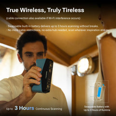 Einstar 2 Wireless 3D Scanner - Blue Laser, 90 FPS