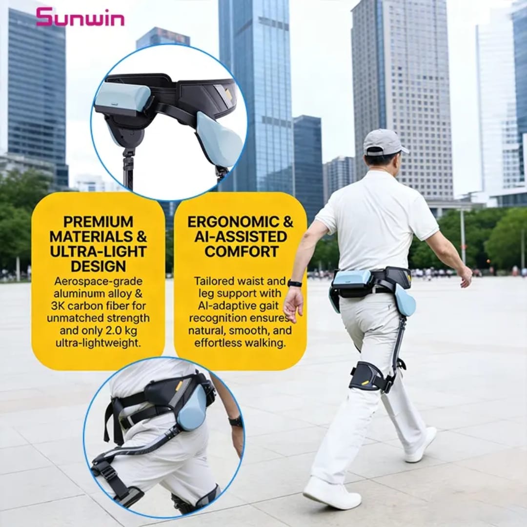AI-Powered Lower Limb Exoskeleton Walking Assist Robot for Disabled Elderly Rehabilitation (Delivery in 12 Days)