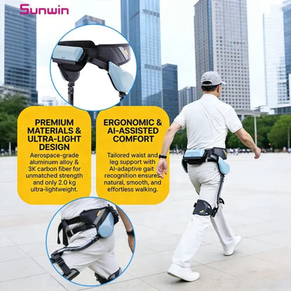 AI-Powered Lower Limb Exoskeleton Walking Assist Robot for Disabled Elderly Rehabilitation (Delivery in 12 Days)