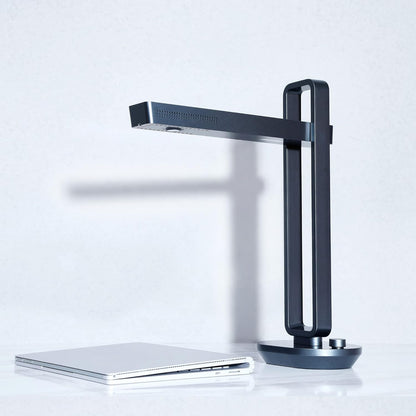 CALMORA CZUR Aura Pro Portable Book Scanner, A3 Document Scanner, Auto-Flatten & Fingerprint Removal Technologies, Multi-Language OCR, 90° Foldable, for Mac & Windows