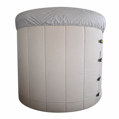 CALMORA Insulated Water Tank Cover for 1000 Litre Tank, 6+ Layer Protection, Heat Resistant Up to 55°C, Cold Weather Shield, Strong Buckles & Secure Fit