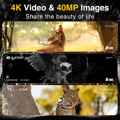 4K Night Vision Binoculars, Night Vision Goggles for Adults - 5000mAh Battery, 8X Digital Zoom, 1968FT Infrared Nightvision | 3" HD Display & 32GB Card for Hunting, Camping, Travel