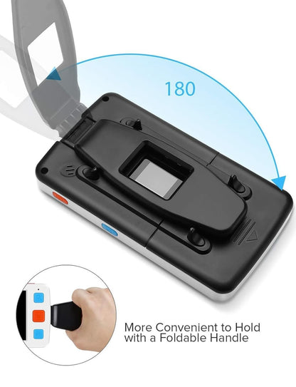 CALMORA Eyyoyo Portable Digital Magnifier Electronic Reading Aid 5.0 inch w/Foldable Handle for Low Vision Color