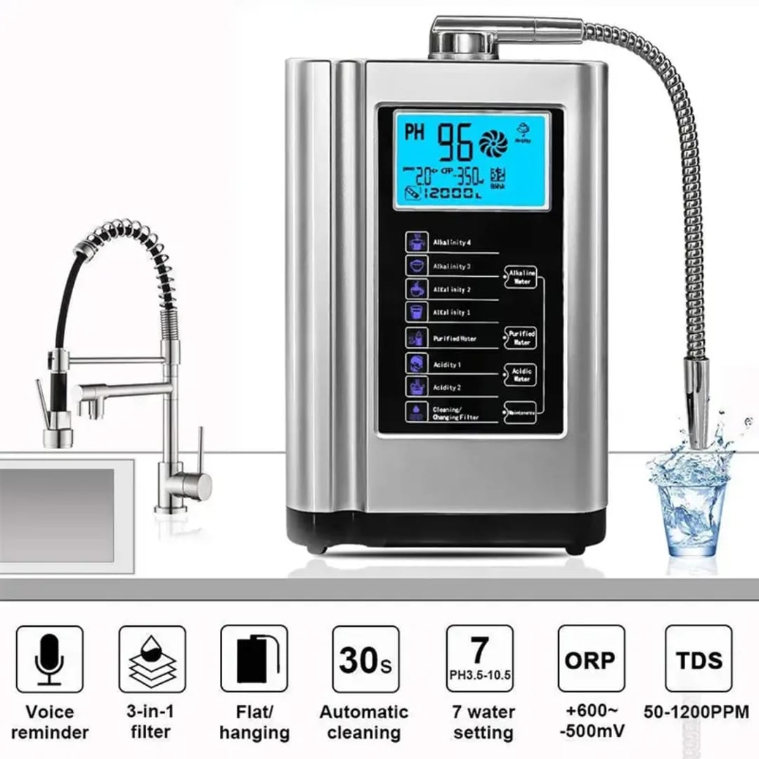 CALMORA Kangen Alkaline Water Generator Machine Alkaline Water Ionizer Hydrogen Rich Water Generator