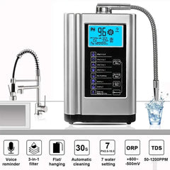 CALMORA Kangen Alkaline Water Generator Machine Alkaline Water Ionizer Hydrogen Rich Water Generator