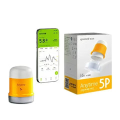 CGM Wearable Glucose Monitor - No Finger Prick, Wireless