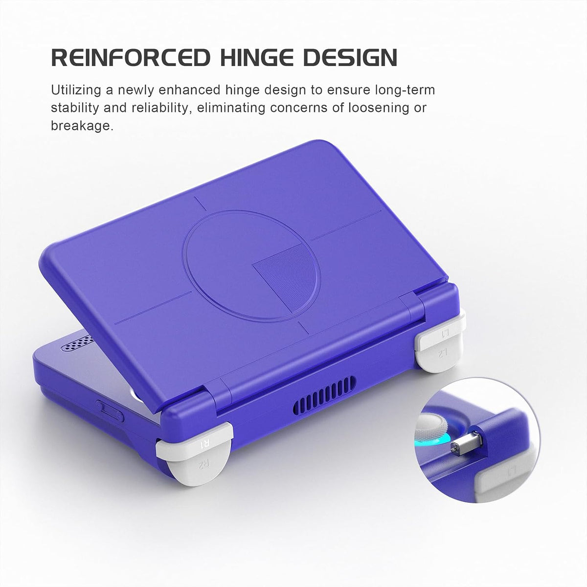 CALMORA Retroid Pocket Flip 2 Retro Game Console, 5.5" AMOLED 1080P Display, Hall Effect Sticks, 5000mAh Battery, Portable Android Handheld (Black)