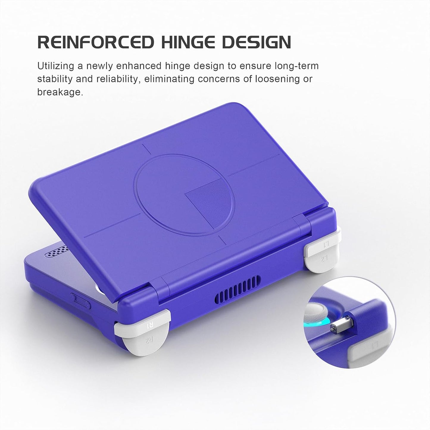 CALMORA Retroid Pocket Flip 2 Retro Game Console, 5.5" AMOLED 1080P Display, Hall Effect Sticks, 5000mAh Battery, Portable Android Handheld (Black)