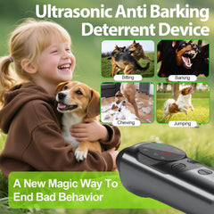 Calmora 3-in-1 Anti-Barking Device – Stop Dog Barking Trainer with LED