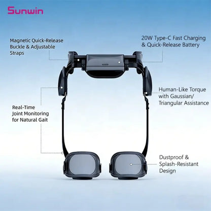 AI-Powered Lower Limb Exoskeleton Walking Assist Robot for Disabled Elderly Rehabilitation (Delivery in 12 Days)