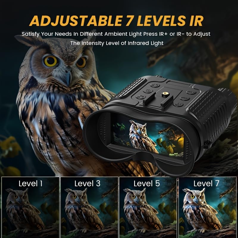 Skiovemi Night Vision Glasses - 8X Magnification Binoculars