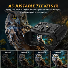 Skiovemi Night Vision Glasses - 8X Magnification Binoculars