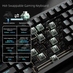 Womier SK75 TMR/HE Keyboard Gaming 75% Hall Effec, Mechanical Keyboard (Delivery in 12-15 Days)